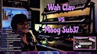 Clav VS Moog - Funk Off! (Spectrasonics Keyscape Crybaby Clav \u0026 Moog Sub 37)