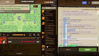 CodeCombat. Python solution. Stillness in Motion
