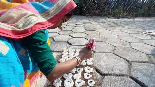 Bengal Traditional Goyna Bori Making