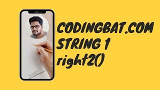 12 Codingbat | String 1 | right2 | Java coding practice | UiBrains | by Naveen Saggam