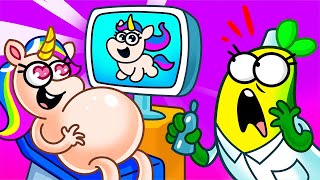 Pregnant Unicorn Sees Her Baby for the First Time || Funny Parents Problems+Epic Pregnant Stories