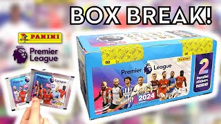 EXCLUSIVE 120 PACK BOX BREAK! | PANINI PREMIER LEAGUE STICKER COLLECTION 2024 | 120 PACK OPENING