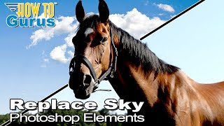 How to Remove and Replace Background Replace Sky in Photoshop Elements Tutorial