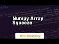 numpy array squeeze