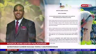 6 FEB 2022 BERITA PAGI – KEMENTERIAN SUMBER MANUSIA TERIMA 7,500 PERMOHONAN