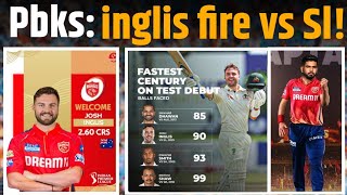 Ipl 2025 PBKS: Punjab Opener Josh Inglis score 102 vs sl in test! Inglis is now fit for Punjab kings