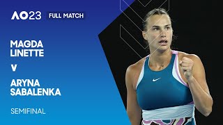 Magda Linette v Aryna Sabalenka Full Match | Australian Open 2023 Semifinal