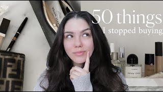 50 Things I do not buy as a minimalist