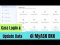 Cara Login dan Update Data Verifikasi NIK di MyASN BKN migrasi dari MySAPK BKN ||