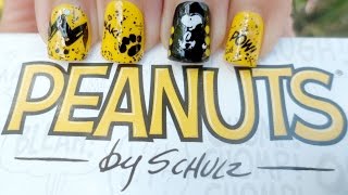 Snoopy Nail Art - Peanuts Collection by OPI Review