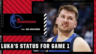 ‘A lot of skepticism’ about Luka Doncic being able to play in Game 1 for Mavs – Woj | NBA Countdown