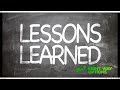 Lessions Learned | Public E-learning