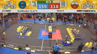 Qual 13 - 2018 Week 0