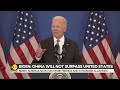 joe biden hails international support for ukraine usa news world news