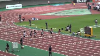 110mH予選2組 矢澤航 13.89 2011日本選手権 Wataru Yazawa 13.89