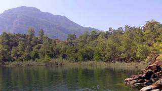 Breakfast on Koycegiz Lake, Dalyan.