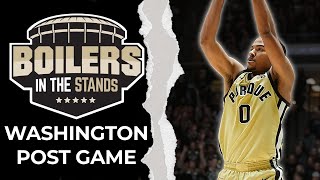 Purdue Boilermakers vs Washington Huskies Post Game Show | Boilers In The Stands