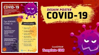 How to Create Covid-19 Design Poster on CorelDraw - Corona Virus 2020