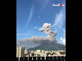 sakurajima volcano eruption making stunning visual wooglobe