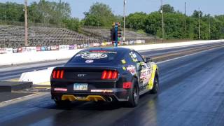 Team Beefcake Racing 2015 Mustang GT goes 9.08 in bad air