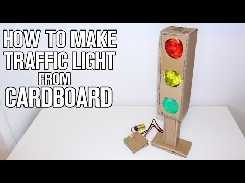 How To Make Traffic Light from Cardboard How To Make Traffic Light from Cardboard