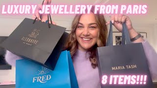 UNBOXING LUXURY JEWELLERY FROM PARIS Ft. MARIA TASH \u0026 FRED JEWELLERY - 8 Items!✨