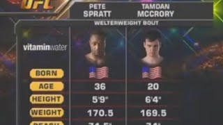 Pete Spratt vs. Tamdan McCrory (12/06/2007)