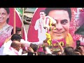 live ktr u0026 others participate in rythu maha dharna at amangal t news