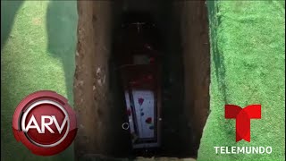 Difunto grita que lo saquen del ataúd en pleno entierro | Al Rojo Vivo | Telemundo