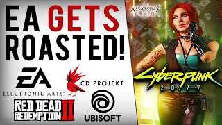 Cyberpunk 2077 ROASTS EA, CDPR Says NO "Politics"? Red Dead 2 Online Protest Victory & Ubisoft Chaos