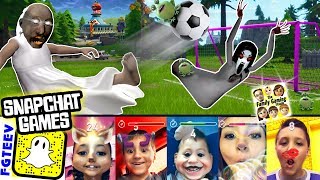 Snapchat Filter Games Fgteev Family Gaming Challenge Football