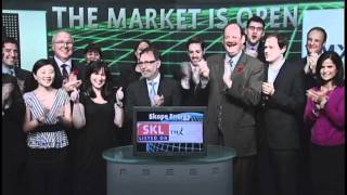 Skope Energy Inc. (SKL:TSX) opens Toronto Stock Exchange, November 8, 2011.