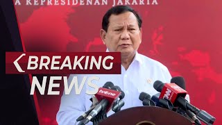 BREAKING NEWS - Menhan Prabowo Temui Presiden Jokowi di Istana, Jakarta