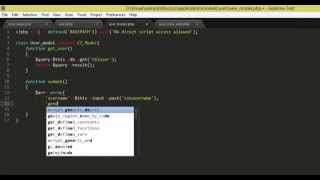 Codeigniter CRUD part 2