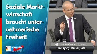 Soziale Marktwirtschaft braucht unternehmerische Freiheit! - Hansjörg Müller - AfD-Fraktion