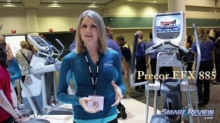 Precor EFX 885 Elliptical Trainer Demo  | Fitness Expo 2014 | Smart Review