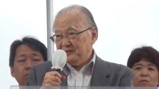 日本共産党 不破哲三前議長 街頭演説