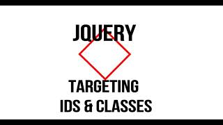 Web Development Tutorials in Hindi : Targeting Ids and Classes through jQuery | j Query |Web D
