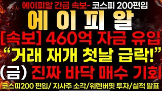 [에이피알] [속보] 11/1 (금) 460억 패시브 자금 유입! \