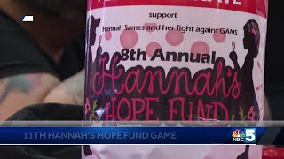 Hannah's Hope Fund game will return for 11th year