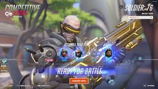 23K DMG! IDDQD INSANE SOLDIER 76 GAMEPLAY OVERWATCH 2 SEASON 12 TOP 500