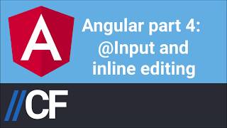 Angular tutorial part 4: Input and Inline Editing - Create Editable Table