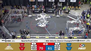 QF3M1   2022 FIRST Mid Atlantic District Championship