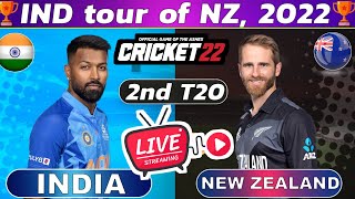 🔴Live: India VS New Zealand 2nd T20 Match | IND VS NZ Live score | LIVE CRICKET TODAY MATCH 2022