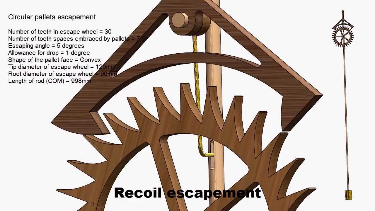 Curve Face Recoil Escapement Youtube