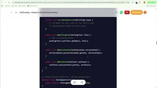Design (LLD) Parking Lot - Machine Coding Interview | LLDcoding.com