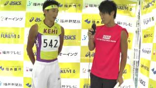 20150808 県民スポーツ祭 高男400m優勝ｲﾝﾀﾋﾞｭｰ