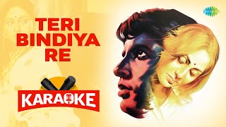 Teri Bindiya Re - Karaoke With Lyrics | Lata Mangeshkar | R.D. Burman | Hindi Song Karaoke