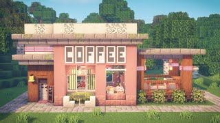 Minecraft | How to Build a Cafe (no mods or texture packs)