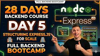 Day 5: Structuring Express.js for Scale | Full Backend Bootcamp